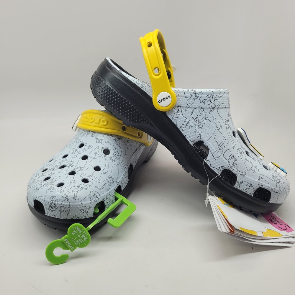 The Simpsons x Crocs Classic Clog Multi Men 7 Women 9 211106-90H - Picture 6 of 11